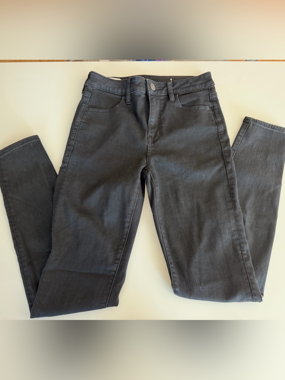 American Eagle Women's Black Next Level Stretch High-Rise Jegging Jeans